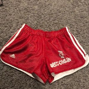 Wisconsin Badgers Adidas Shorts